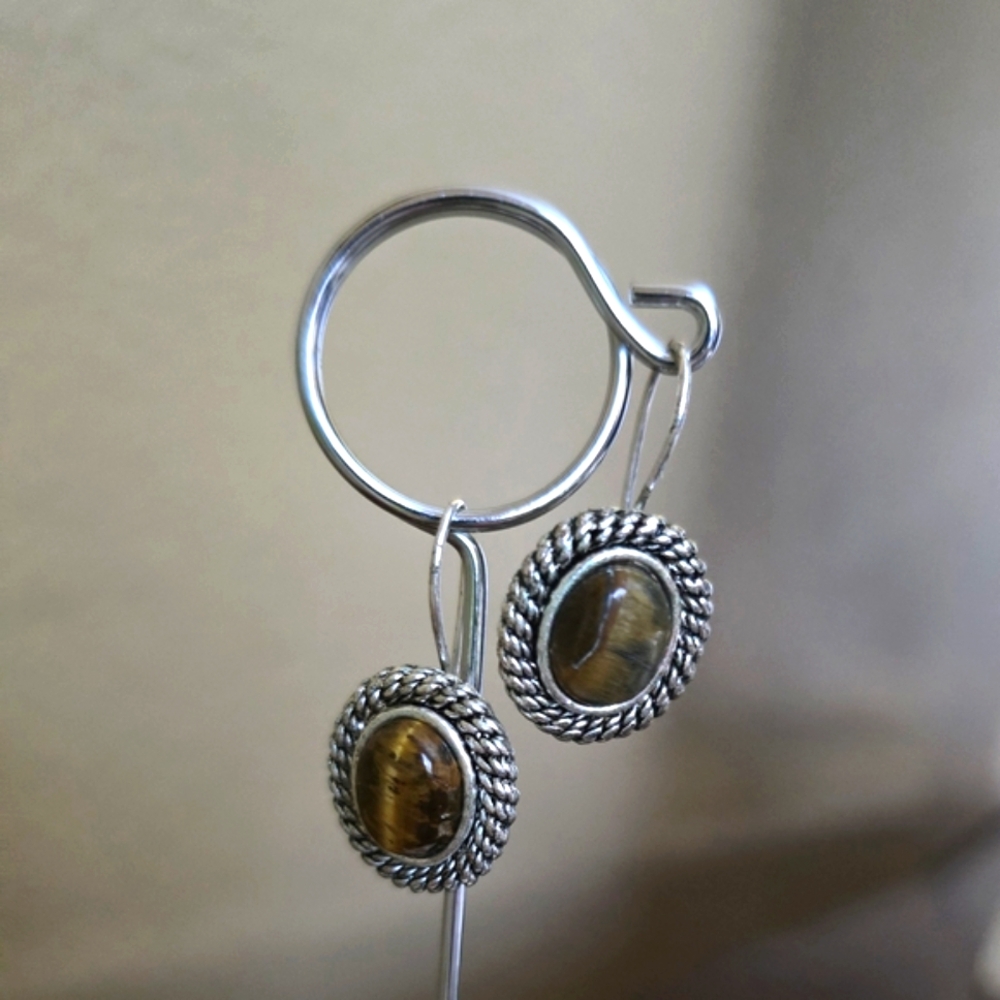Avon Tiger Eye Earrings